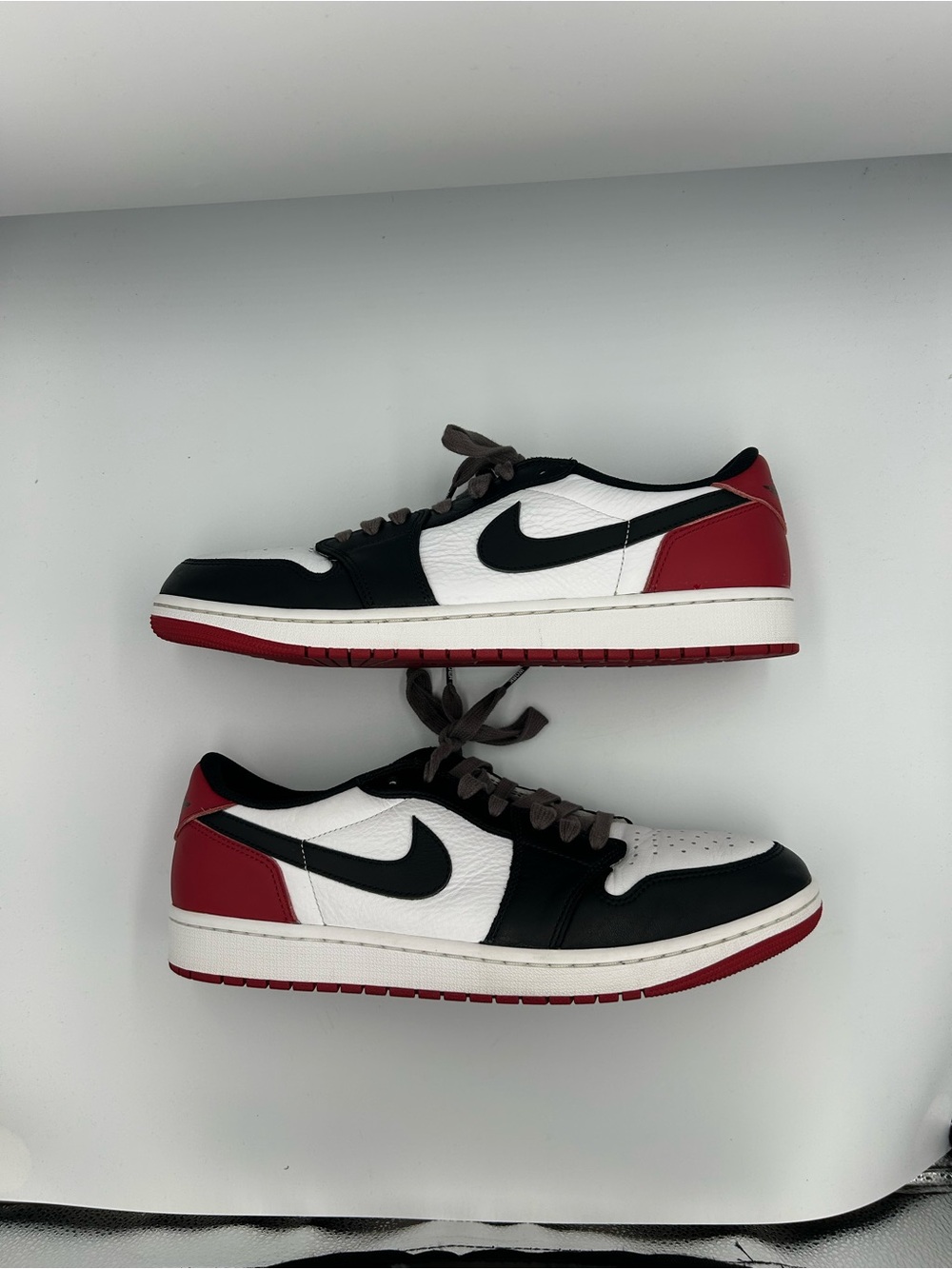 Nike Air Jordan 1 Retro Low OG Black Toe CZ0790-106 Men’s Size 12.5 Used